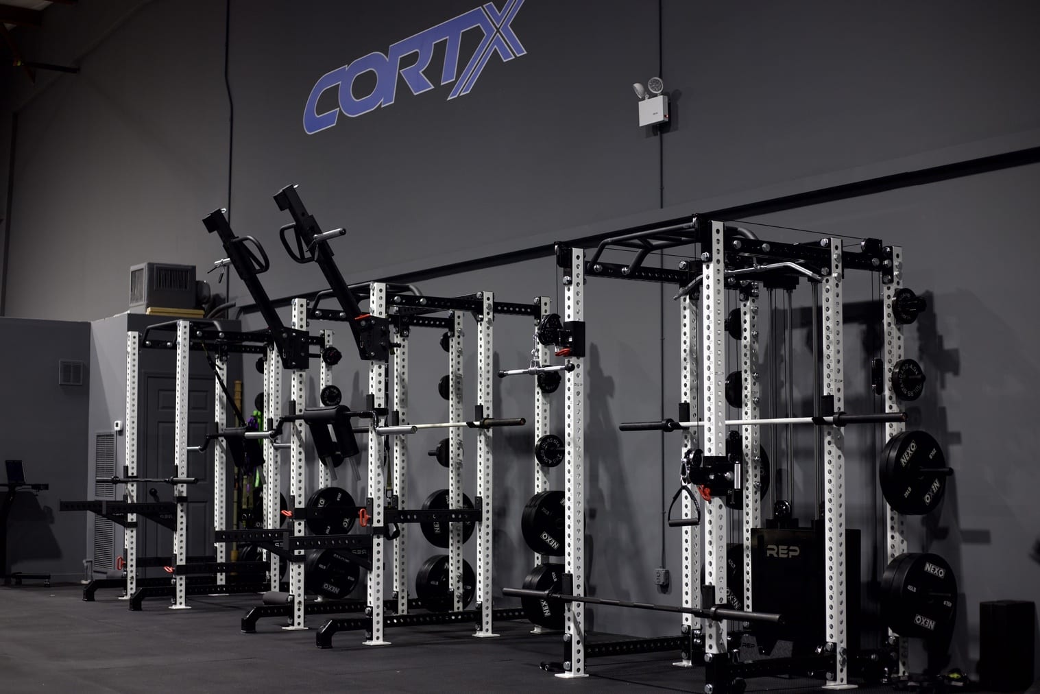 Cortx training facility — main floor with racks