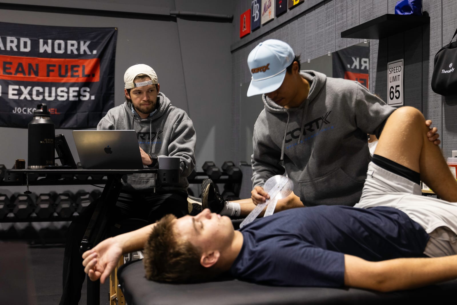 Athlete cold-plunge recovery